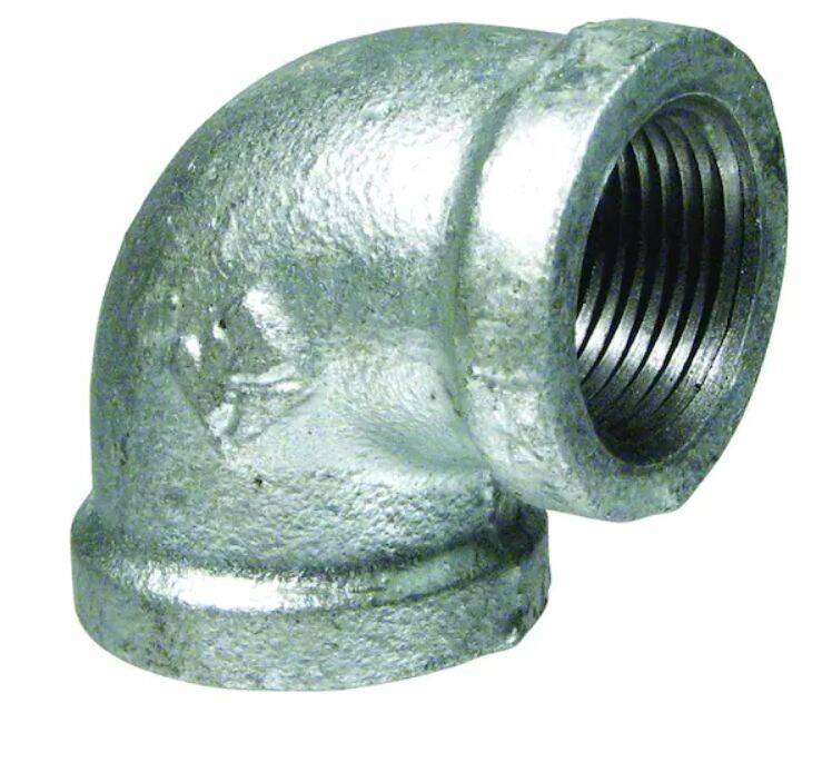 B And K 510 007hn Southland 1 12 Inch Galvanized Malleable Iron 90 Degree Elbow At Sutherlands 